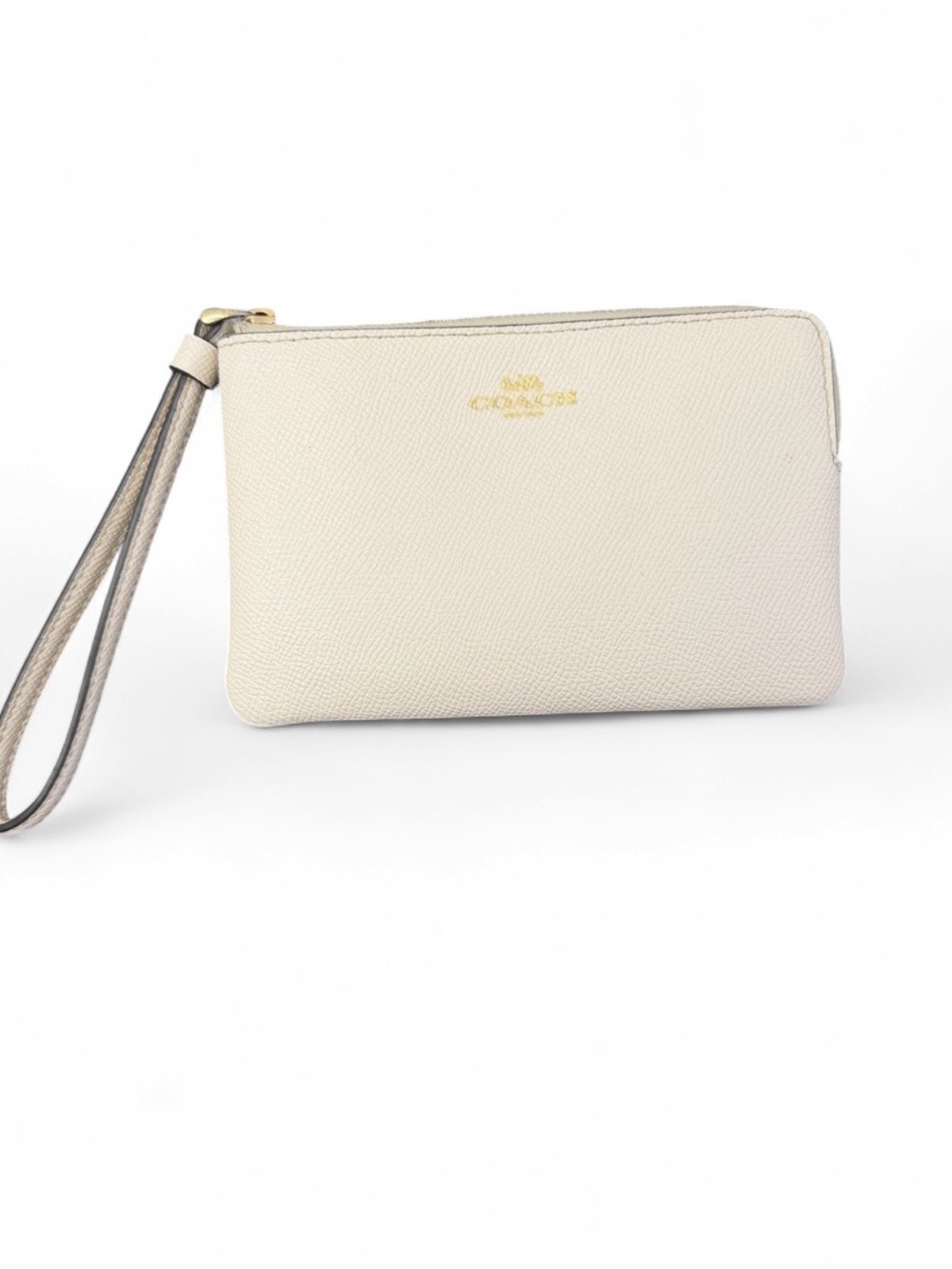 Coach Corner Zip Wristlet